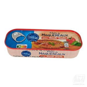 Філе макрелі Les Doris в томатному соусі з базиліком, 169 г. (14 шт/ящ)