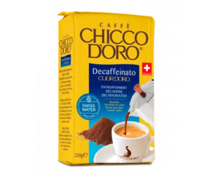 Кава мелена Chicco Doro Decaffeinato 250г (без кофеїну)