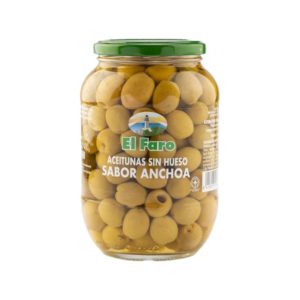 Оливки El Faro Sabor Anchoa без кісточки 850г 8410813224388