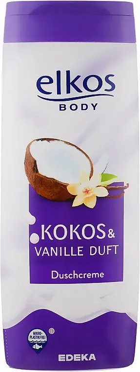 Гель для душу Elkos Kokos&Vanille 250мл кокос та ваніль