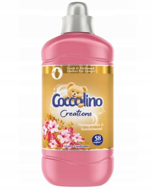 Парфумований ополіскувач для білизни Coccolino Honeysuckle&Sandalwood 1.275л на 58 прань