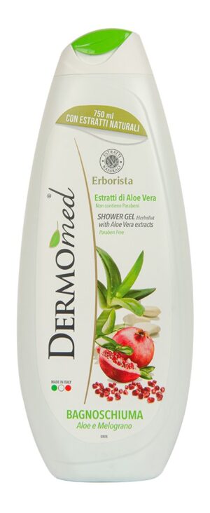 Гель для душу Dermomed aloe e Melograno 750мл