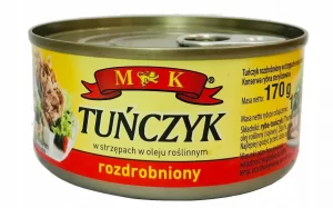 Тунець потріблений в олії MK 170г (48/ящ)
