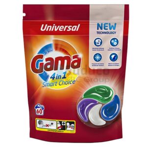 Капсули для прання універсальні Gama 60 caps universal (6/ящ) 8435495836728