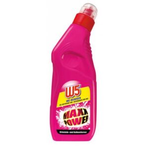 Засіб для чищення WC W5 maxi power 1л (рожевий)