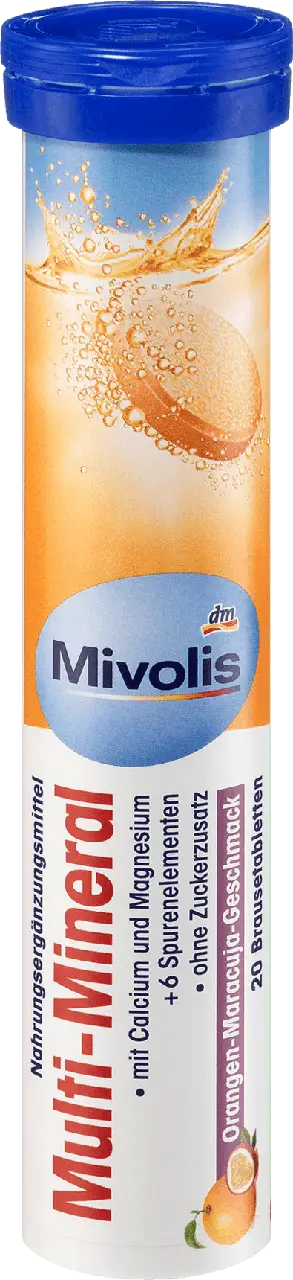 Шипучі таблетки вітаміни Mivolis Multi-Mineral (70/ящ)