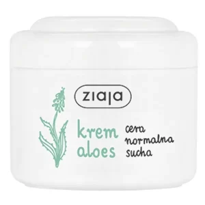 Крем для лиця для чутливої та нормальної шкіри з алое Ziaja Aloe 50мл (20/ящ)