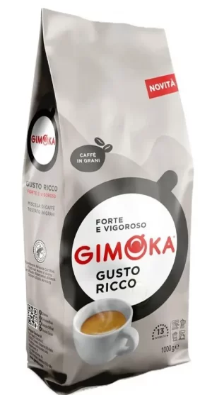 Кава в зернах Gimoka Gusto Ricco  1кг (12/ящ) біла