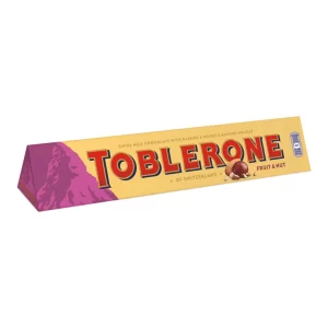Молочний шоколад з родзинками Toblerone Fruit&Nuts 100г