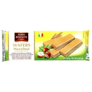 Вафлі горіхові Feiny Biscuits 250г (18/ящ)