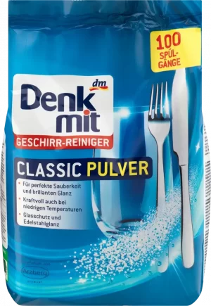 Порошок для посудомийної машини DenkMit Spulmaschinen-Reinger Pulver Classic 1.5кг на 100 прань (5/ящ)