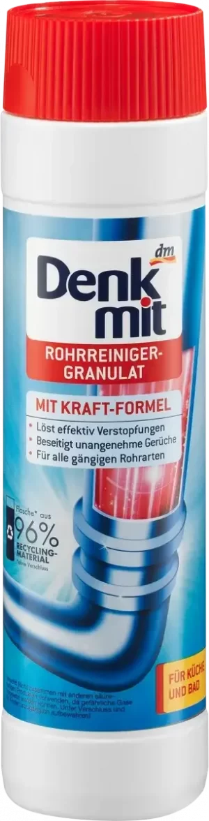 Гранули для чищення труб DenkMit Rohrreinger Granulat 600г (12/ящ) 4066447080773