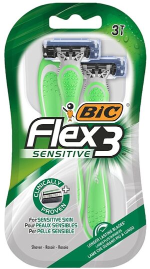 Станки для гоління Bic Flex 3 Sensetive 3шт (10/ящ) 3086123568686