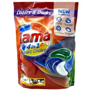 Гель-диски для кольового та чорного прання Gama Color&Darks 4в1 60шт (6/ящ) 8435495836759
