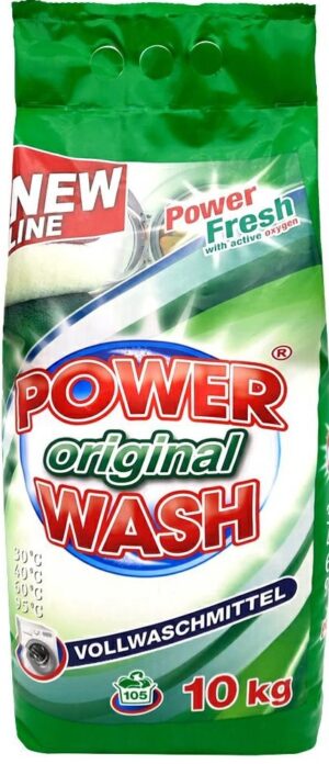 Пральний порошок універсальний Power Wash Original 10кг на 140 прань