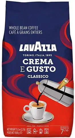 Кава в зернах Lavazza Crema e Gusto Classico 1кг (4/ящ)