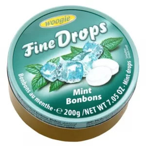 Льояники Fine Drops 200г з м'ятою (10/ящ)