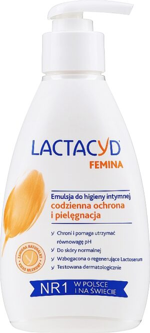 Засіб для інтимної гігієни Lactacyd Femina (оранжевий) 200мл