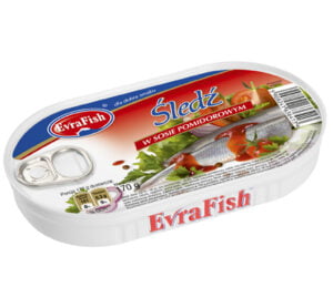 Оселедець в томатному соусі Evrafish 170г
