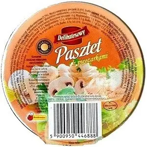 Паштет курячий Delikatesowy Pasztet 130г з грибами