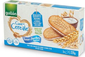 Печиво без цукру Gullon Senza Zuccheri 220г з йогуртовим кремом