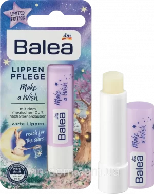 Дитяча гігієнічна помада Balea Lippen Pflege Make a Wish 4,8г