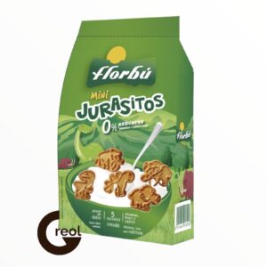 Печиво без цукру Florbu mini Jurasitos 400г (6/ящ)