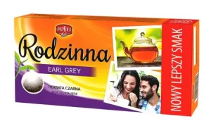 Чай в пакетах Rodzinna Earl Grey 80 пакетів