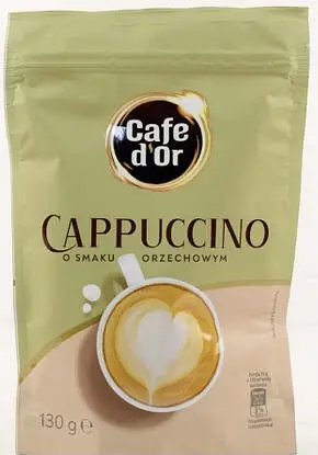 Капучіно Cafe Dor Cappuccino 130г з горіховим смаком