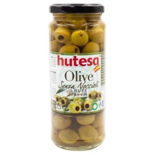 Оливки зелені без кісточки Hutesa 350г (12/ящ)