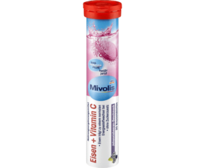 Шипучі таблетки вітаміни Mivolis  Eisen Vitamin C+ 20шт (70/ящ)