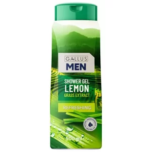Чоловічий гель для душу Gallus Lemon Grass 500мл з ароматом лимонної трави