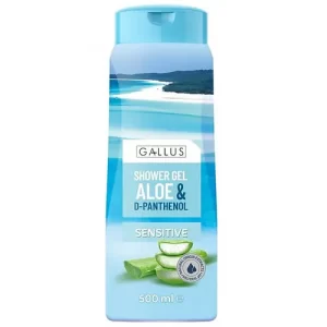 Гель для душу Gallus Aloe&D-pantenol 500мл з алое та пантенолом