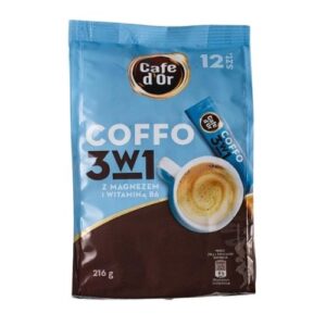 Кава розчинна в стіках Cafe D'or Coffee  3в1 216г з магнезієм та вітаміном B5
