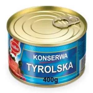 Консерва Evrameat Tyroslka 400г (6/ящ)