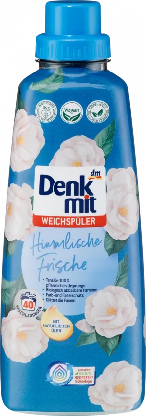 Ополіскувач для білизни DenkMit Himmlishe Frische 1л на 40 прань (8/ящ)