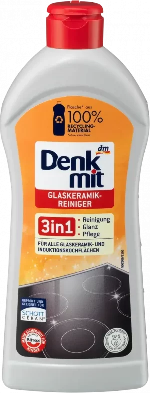 Засіб для керамічних поверхонь та індукційних плит DenkMit Glaskeramikreinger 300мл (6/ящ)