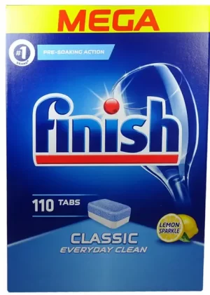 Таблетки для посудомийної машини Finish classic Lemon 110шт з лимоном