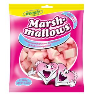 Маршмеллоу Woogie Hearts 200г сердечка (18/ящ)