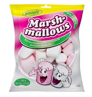 Маршмеллоу Woogie Pink&White 200г (18/ящ)