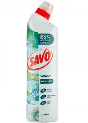 Засіб для миття WC Savo Turbo 750мл (12/ящ)