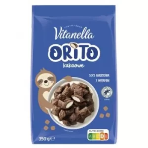 Сухий сніданок Vitanella Orito 350г з молочною начинкою