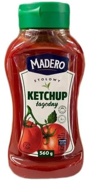 Кетчуп Madero Lagodny 560г лагідний (12/ящ)