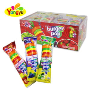 Льодяники Hamburger неон 30*10г   30шт