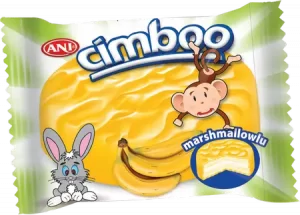 Печиво з маршмеллоу Combo 40г в банановій глазурі (24/ящ)