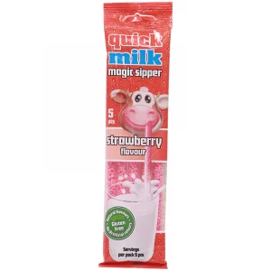 Трубочки для молока Quick Milk Strawberry полуниця