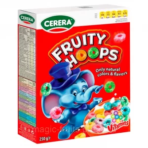Сухий сніданок Cerrera Fruity Hoops 250г