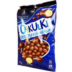 Печиво в молочному шоколаді O Kulki 320г (сині)
