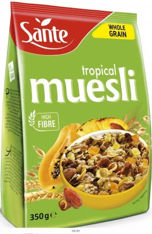 Мюслі Sante Muesli Tropical 350г