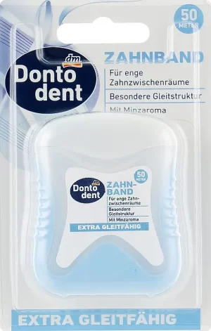 Зубна нитка Dontodent Extra Gleitfahig 50 метрів (13/ящ)